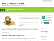 Tablet Screenshot of banki-spoldzielcze.com.pl
